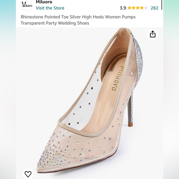 Miluoro Rhinestone Heels - Picture 5 of 10